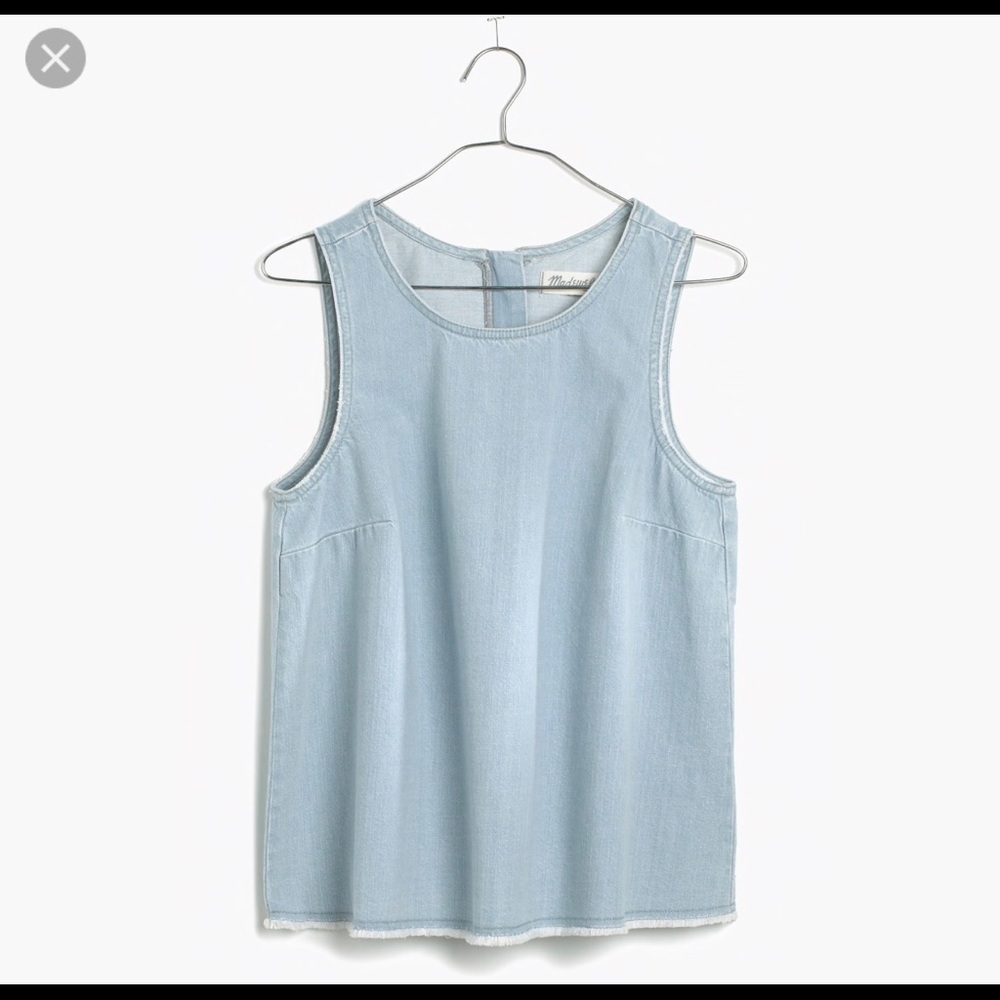 Madewell denim tank top
